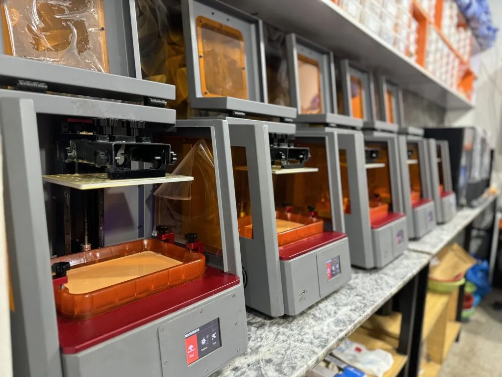Clear aligner manufacturing facility production line